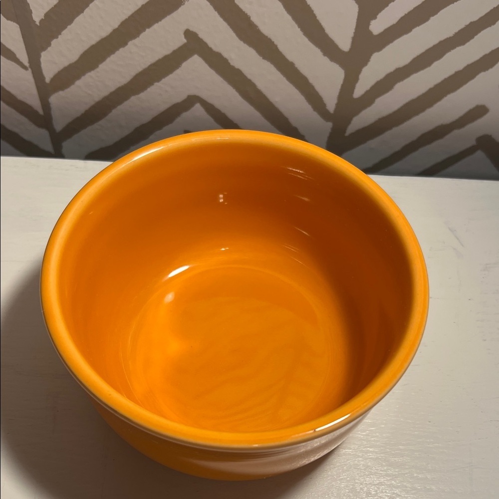 Fiestaware Vibrant Orange Bowl - Picture 2 of 4